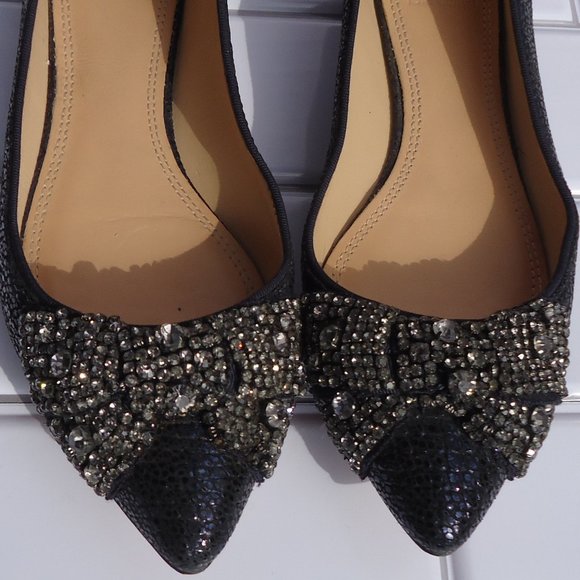 SIZE 6.5 M. TORY BURCH ‘Vanessa’ leather flats - Picture 2 of 16